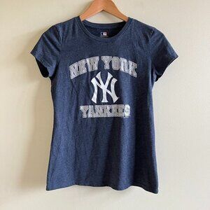 NFL New York Yankee Navy‎ Blue Short Sleeve Crewnec